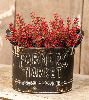 Farmers Market Bucket - The Fox Decor